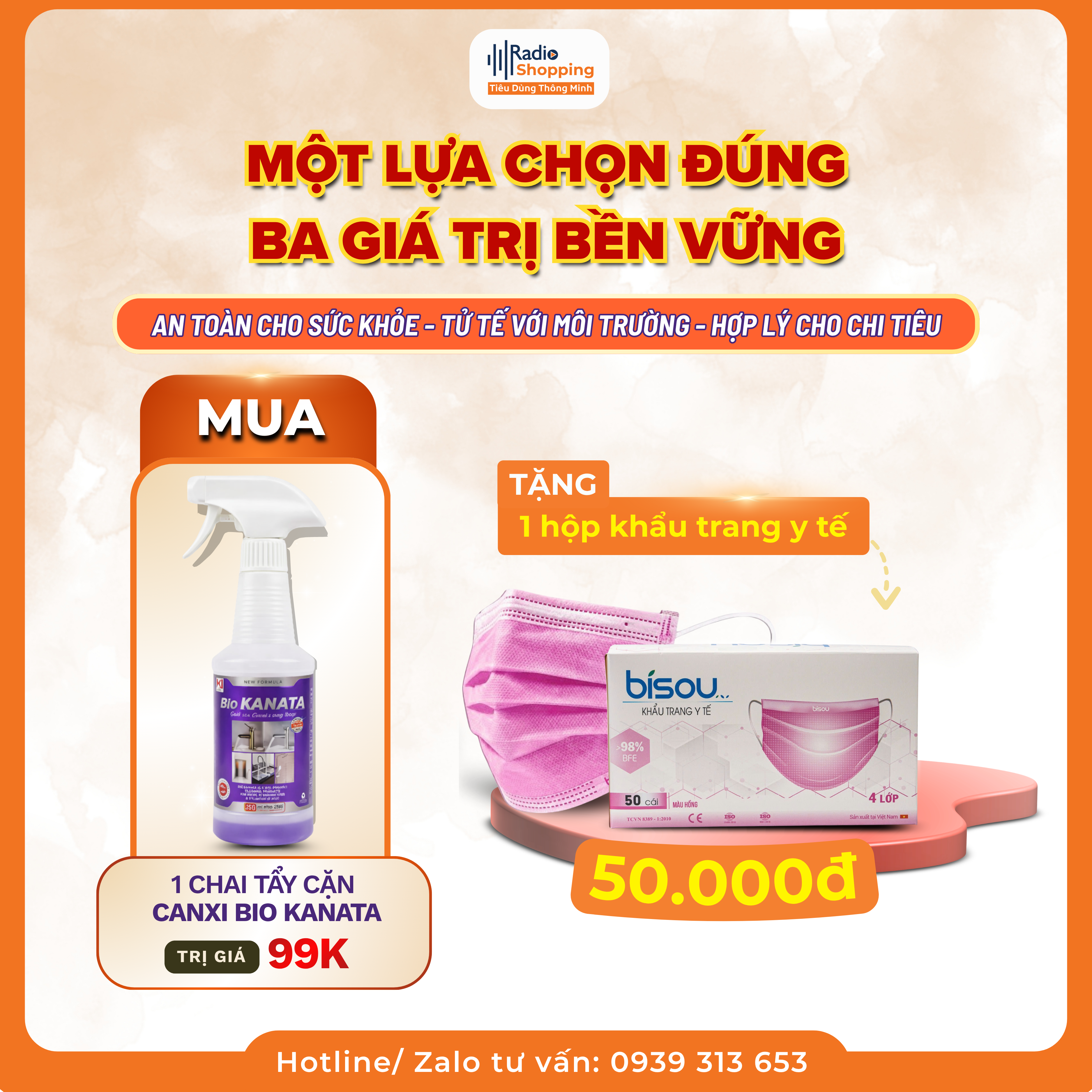 🎁 Chương trình khuyến mãi khi mua sản phẩm CANXI BIO KANATA
